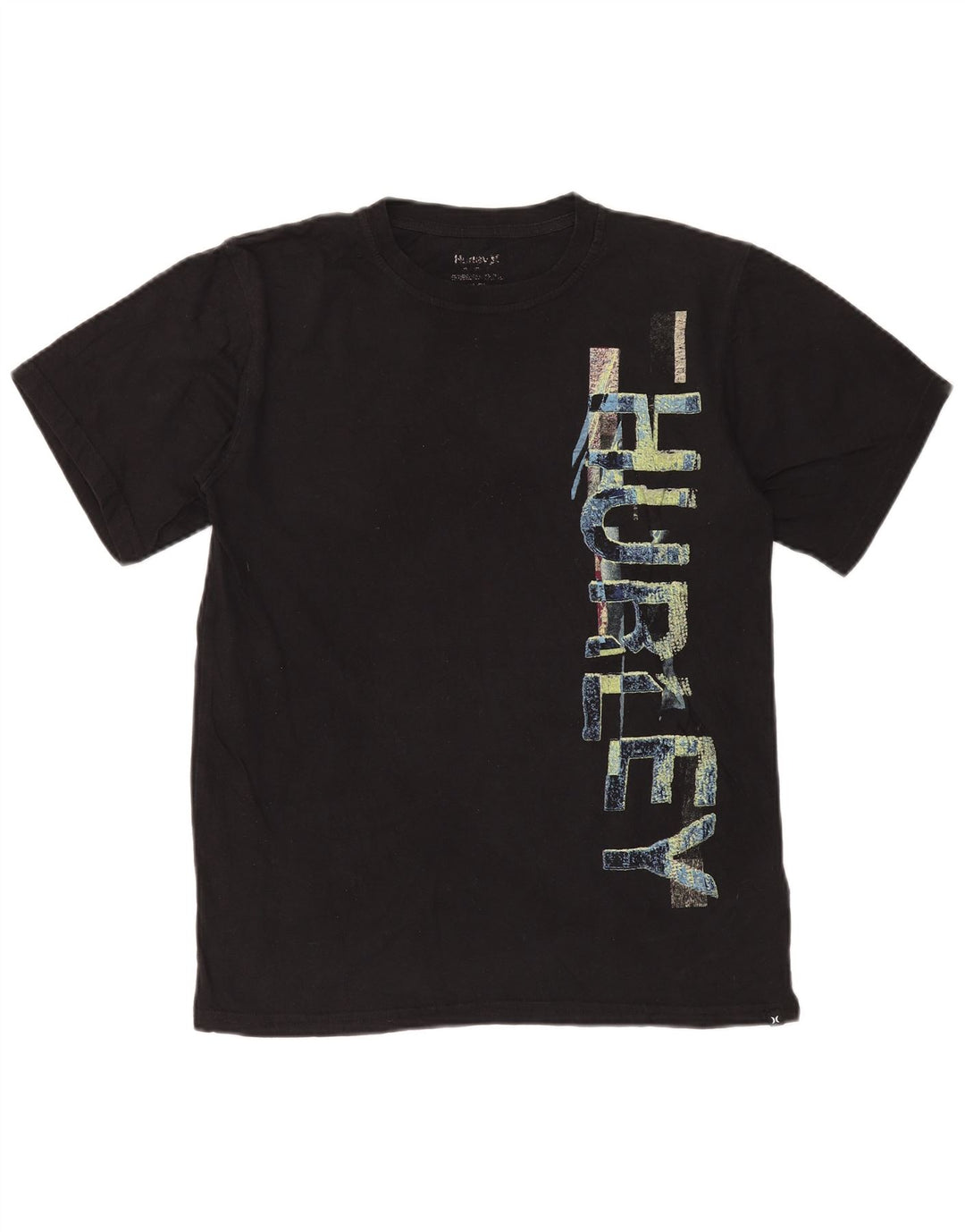 Hurley Herre Grafisk T-Shirt Top Lille Sort