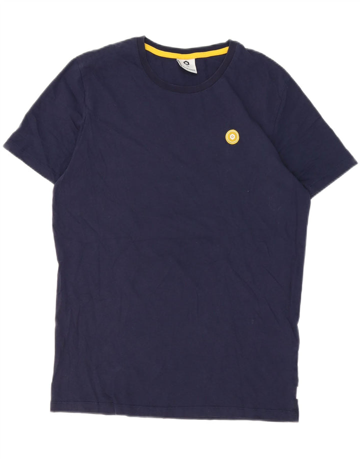 Jack & Jones Herre T-Shirt Top Medium Marineblå Bomuld