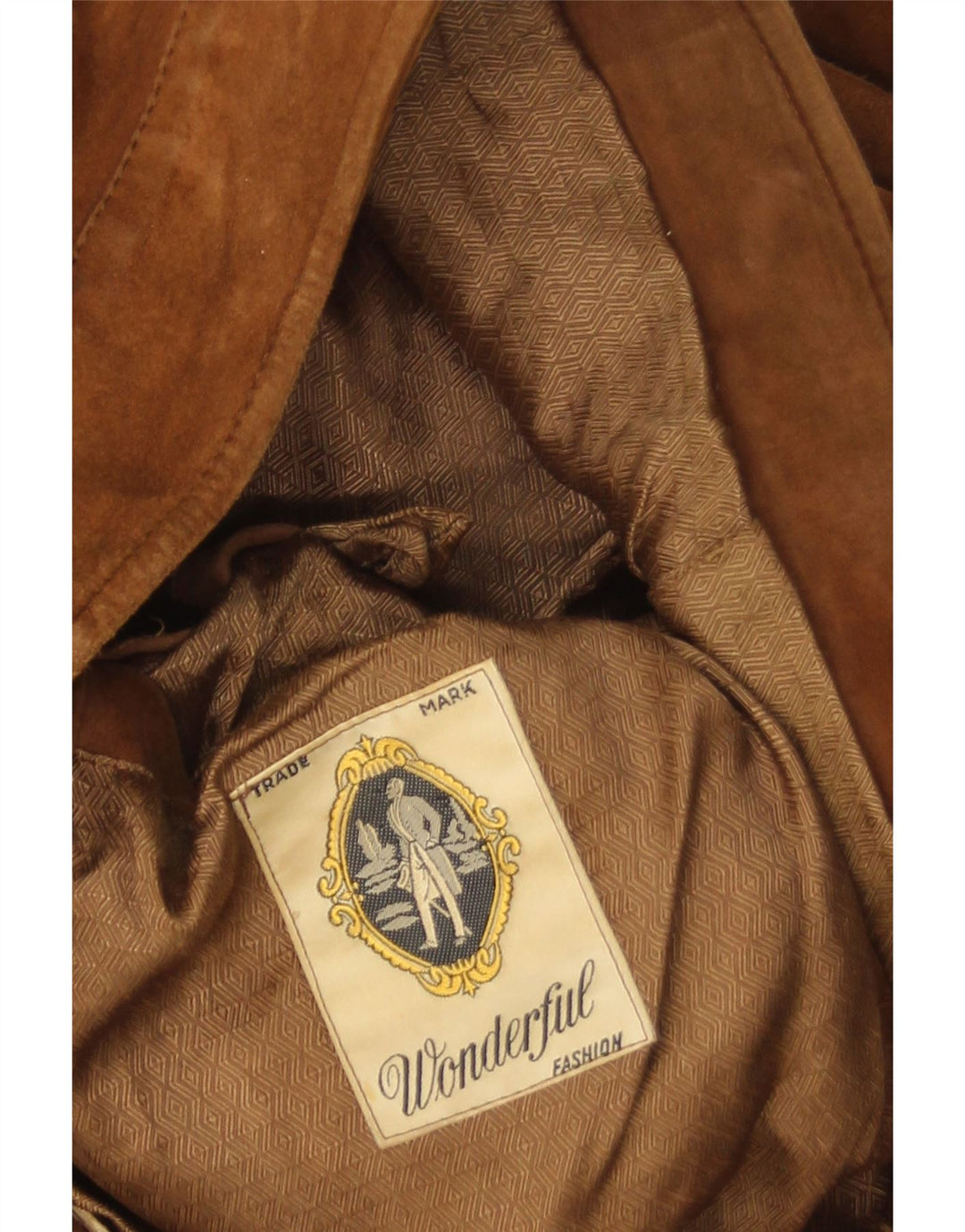 Vintage herre ruskindsjakke UK 38 Medium Brown