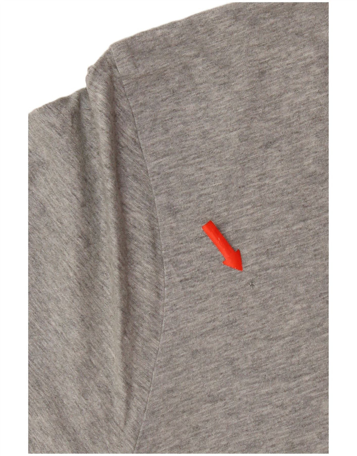 Quiksilver Herre Regular Fit grafisk T-shirt top mellemgrå bomuld