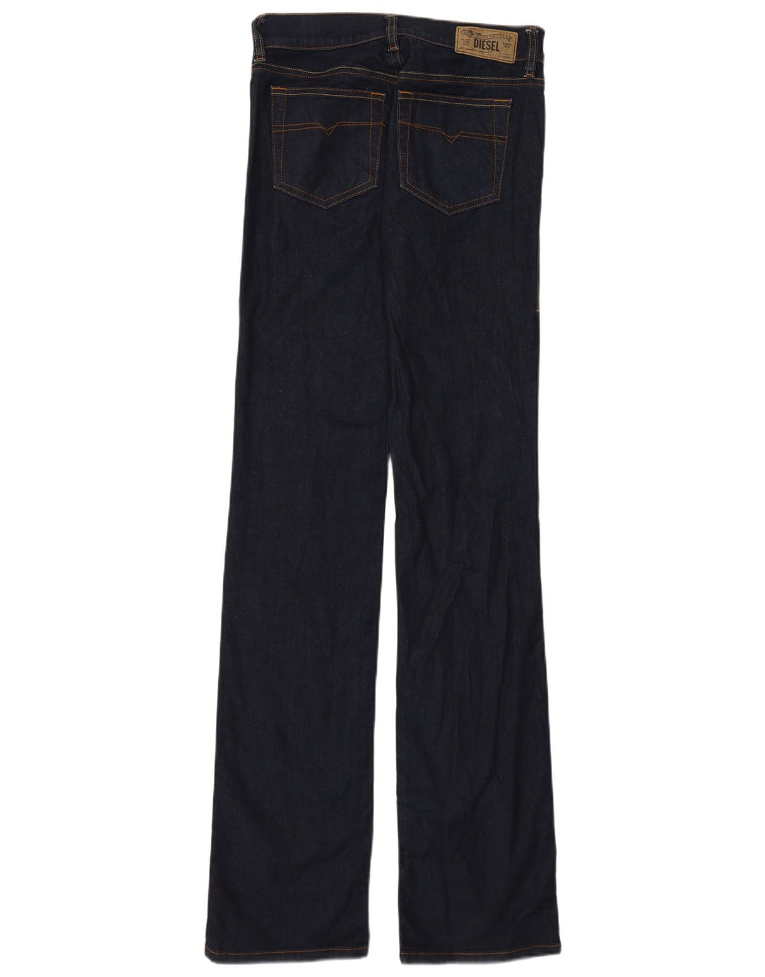 Diesel Dame Bootzee Regular Slim Bootcut Jeans W26 L32 Marineblå Bomuld