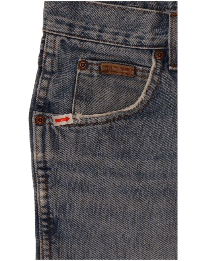 Wrangler Herre Texas Straight Jeans W33 L34 Blå Bomuld