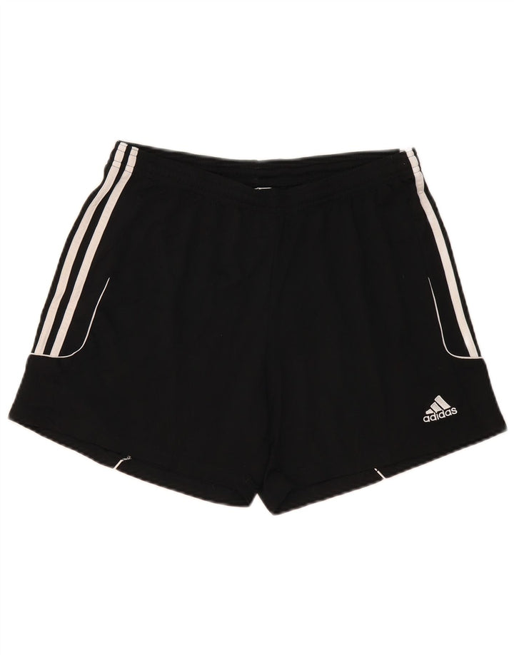 Adidas Womens Climalite Sportshorts UK 16/18 Large Black Polyester