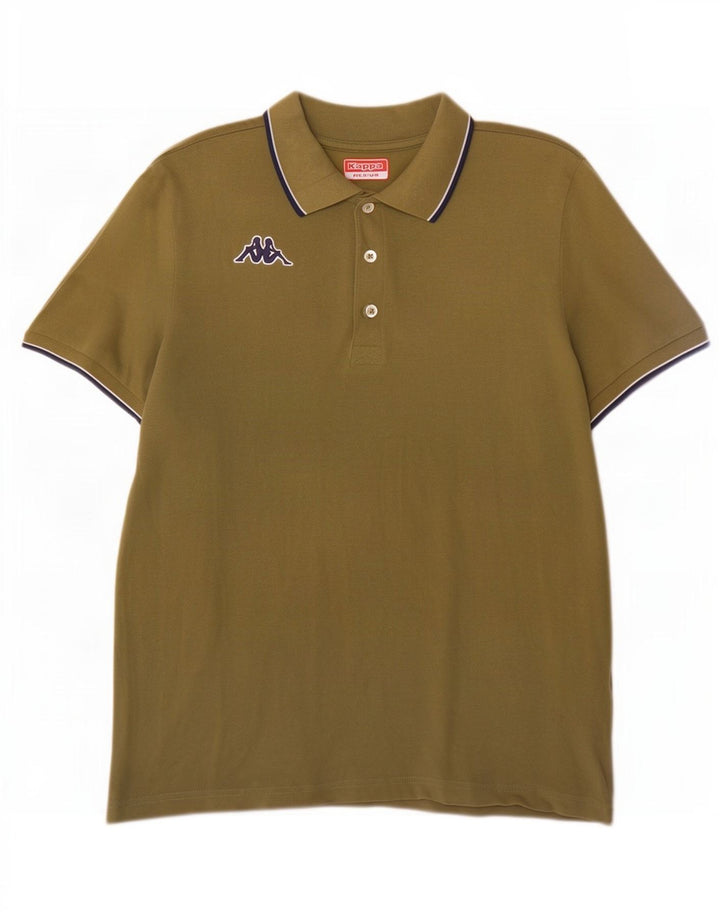 Kappa herre poloshirt Medium Khaki