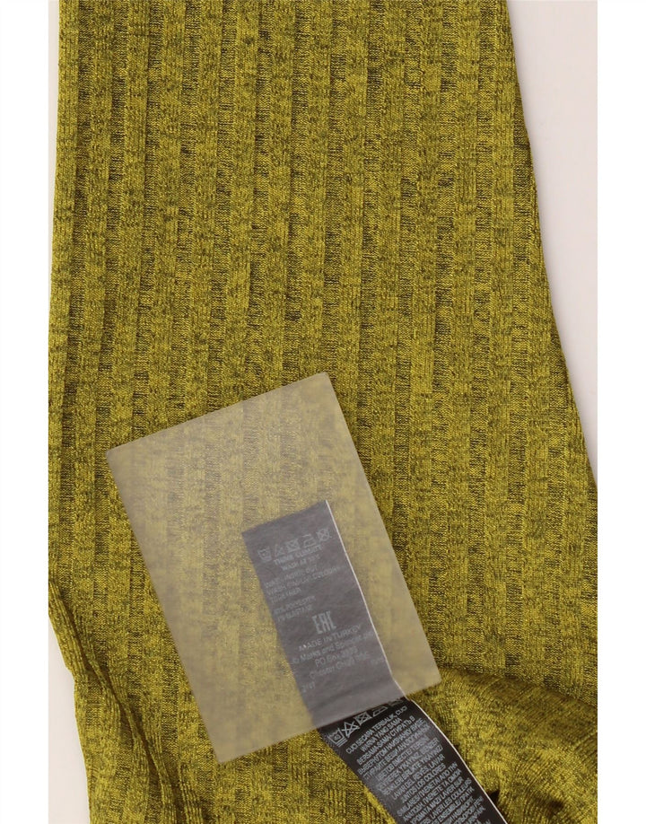 Marks & Spencer Dametop Langærmet UK 16 Large Green Flecked Polyester