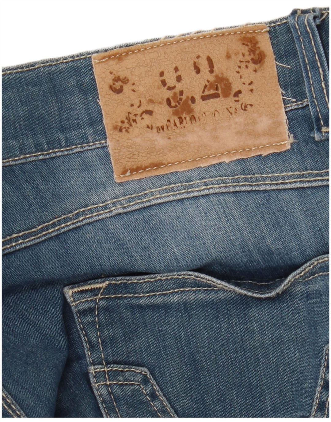 9.2 AF CARLO CHIONNA Slim Jeans til mænd W36 L30 Blå