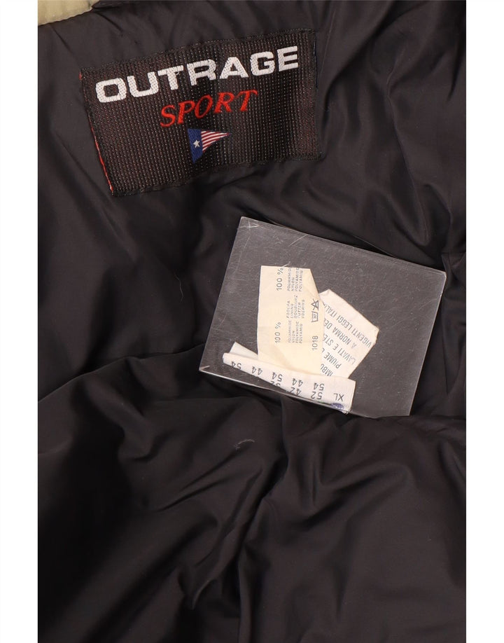 Outrage Herre polstret jakke UK 42 XL Beige