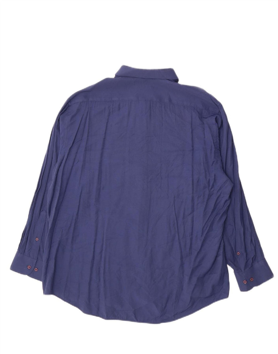 PIERRE CARDIN Mens Shirt Size 17 1/2 XL Navy Blue Rayon