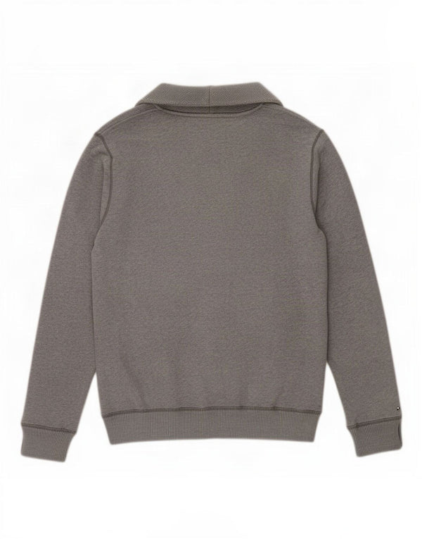 Tommy Hilfiger Herre Vintage Fit Grafisk træningsdragt Topjakke XL Grå Bomuld