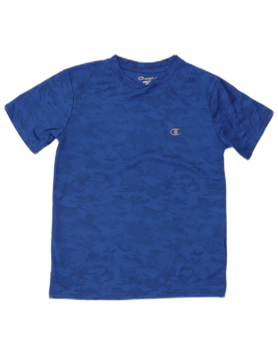 Champion Boys T-Shirt Top 10-11 år Blå Camouflage