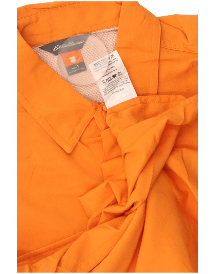 EDDIE BAUER Herreskjorte Lille Orange Polyester
