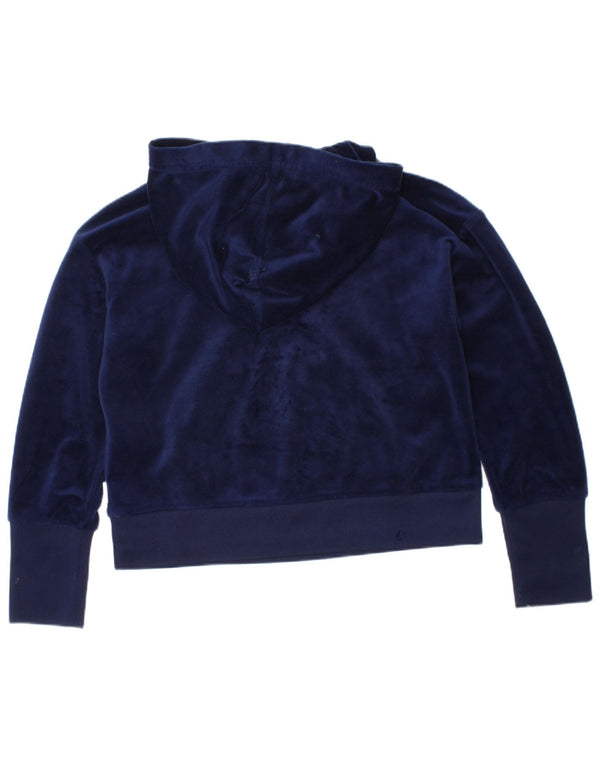 Converse piger grafisk velour hættetrøje trøje 5-6 år medium marineblå
