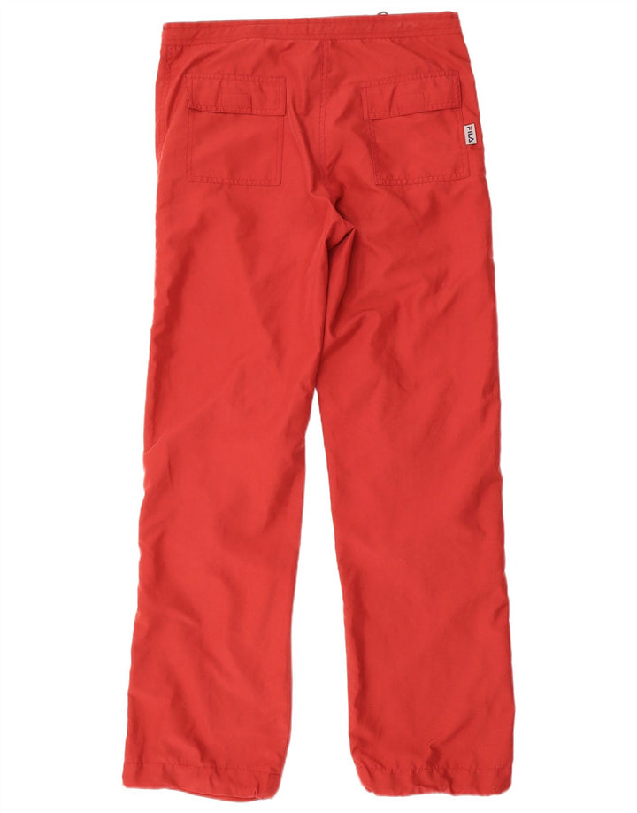 Fila Dame Lige Vandtætte Bukser Medium W30 L31 Rød Polyester