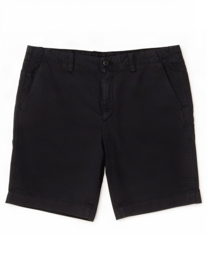Massimo Dutti Herre Chino Shorts EU 44 Large W34 Navy Blue Bomuld