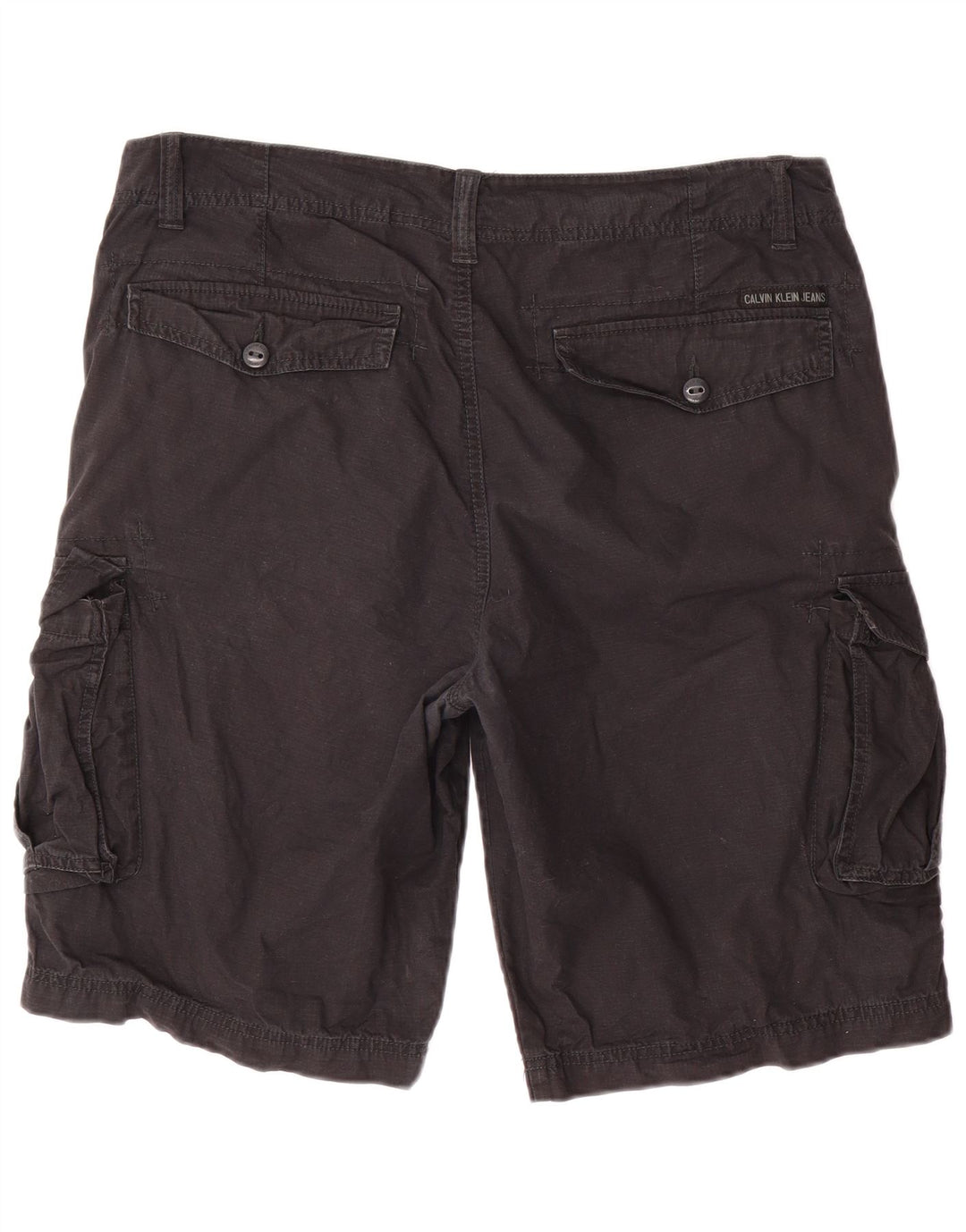 CALVIN KLEIN Herre Cargo Shorts W36 Large Black Bomuld