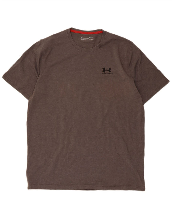 Under Armour Herre T-shirt Top Medium Grey Flecked