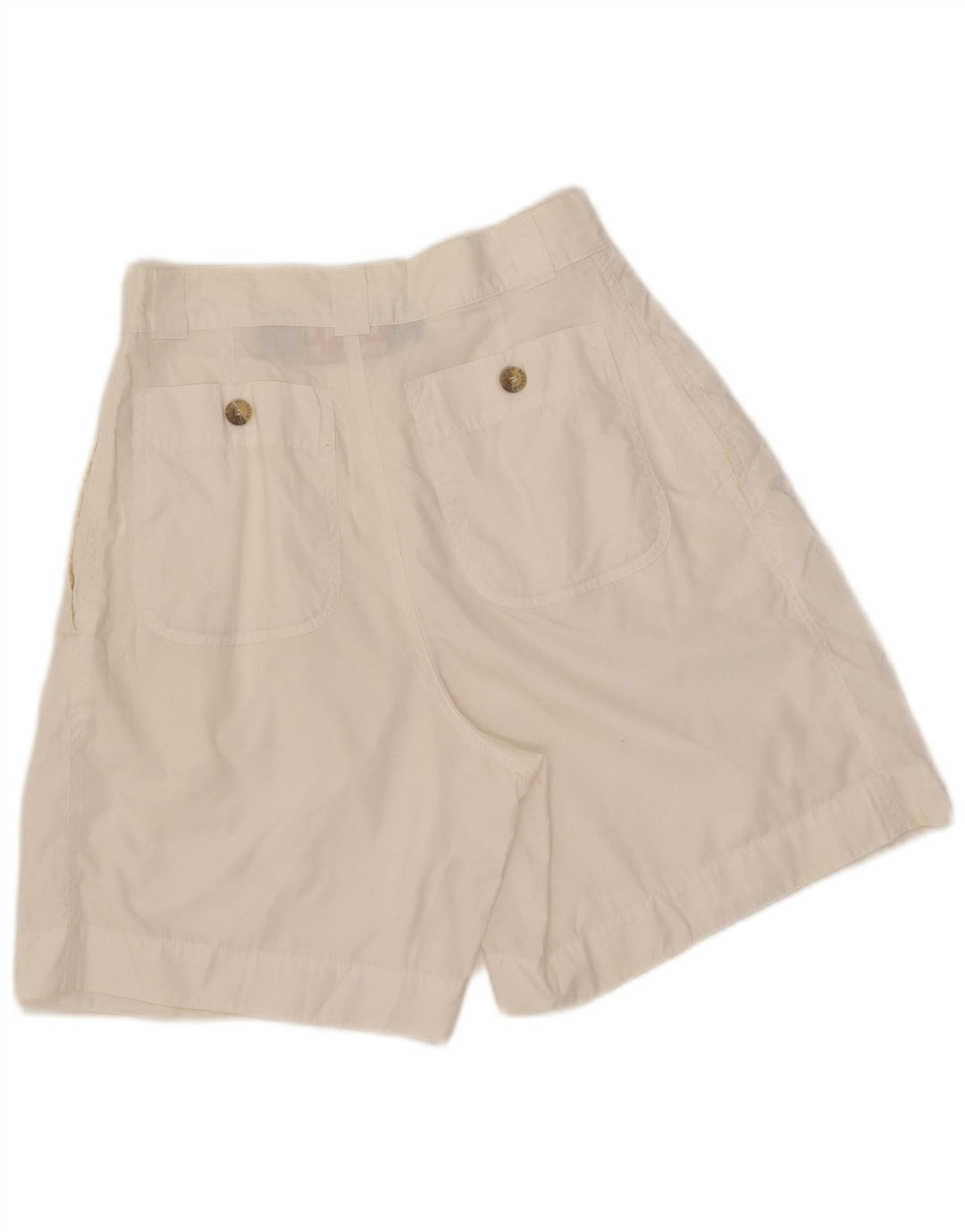 Outback Dame Chino Shorts med høj talje UK 10 Small W27 White Polyester
