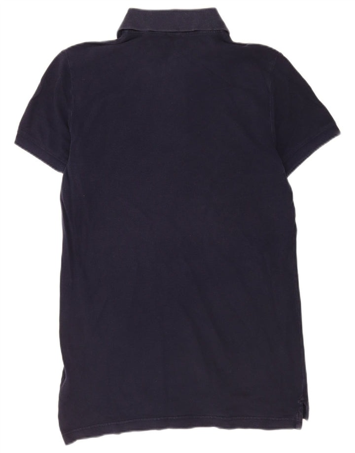 Benetton herre poloshirt Medium marineblå bomuld
