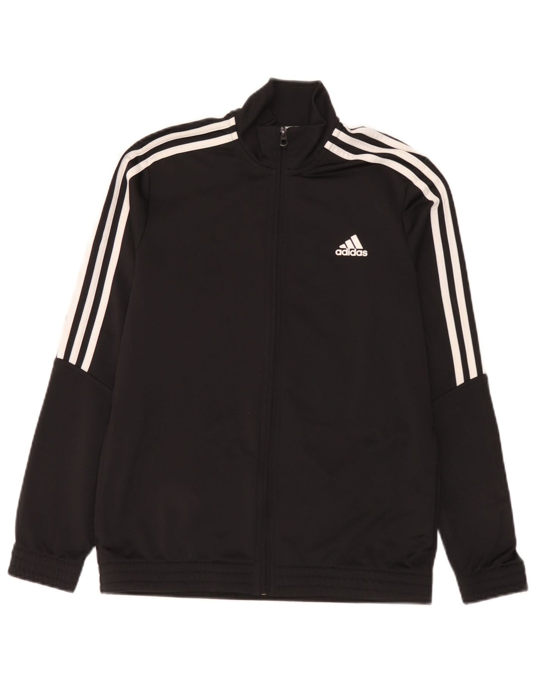 Adidas Drenge Træningsdragt Topjakke 13-14 År Sort Polyester