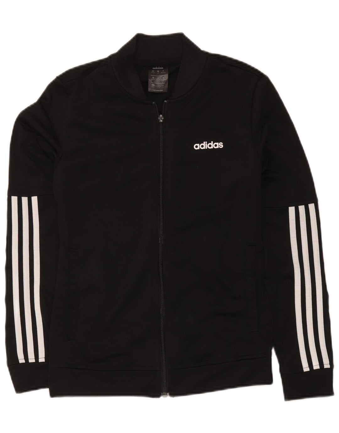 Adidas træningsdragt topjakke til kvinder UK 4/6 XS sort polyester