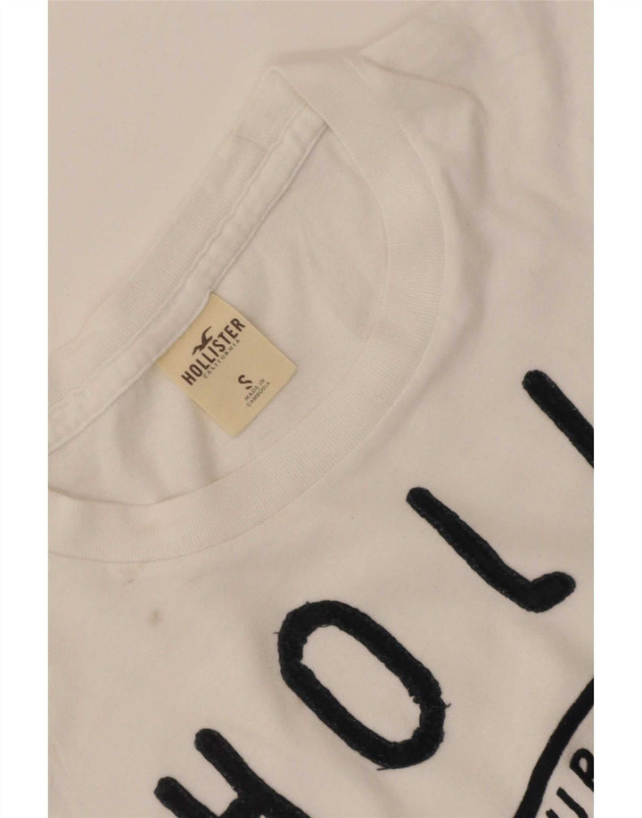 Hollister Herre grafisk T-shirt Top Lille hvid