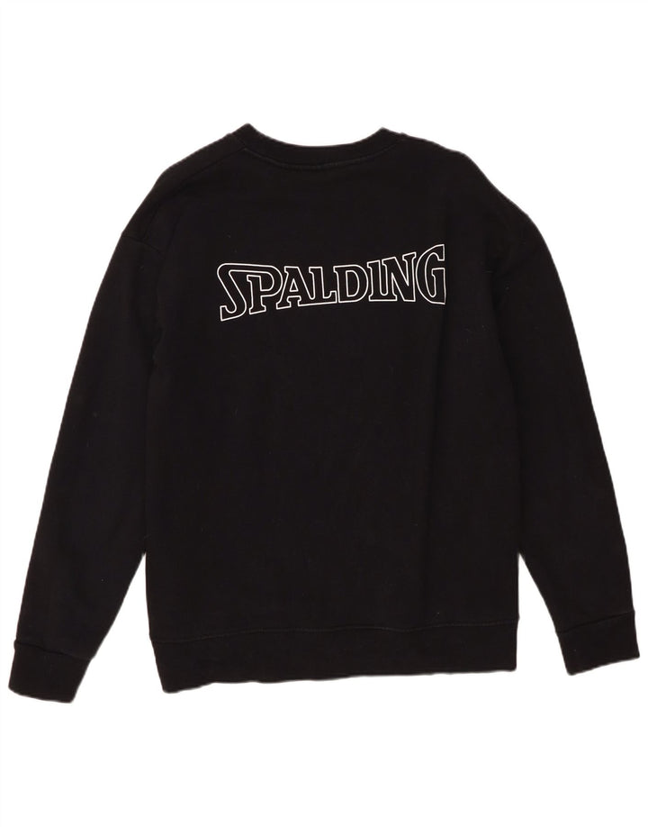 Zara Herre Grafisk Sweatshirt Jumper Stor Sort Bomuld