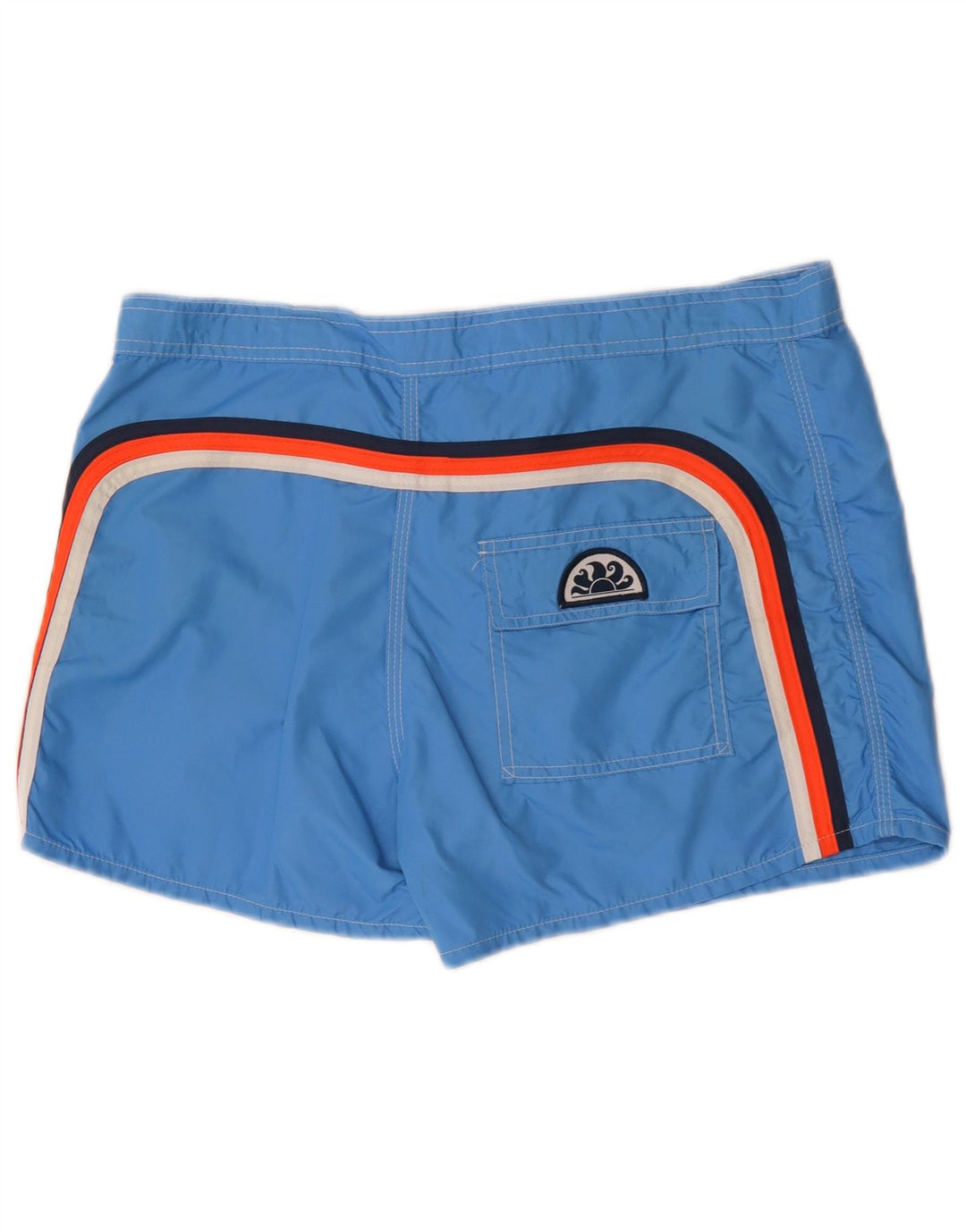 Sundek Herre svømmeshorts Medium Blue Colourblock Nylon