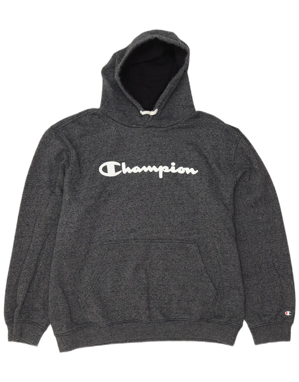 Champion Herre grafisk hættetrøje Jumper 3XL Grå Flecked Bomuld