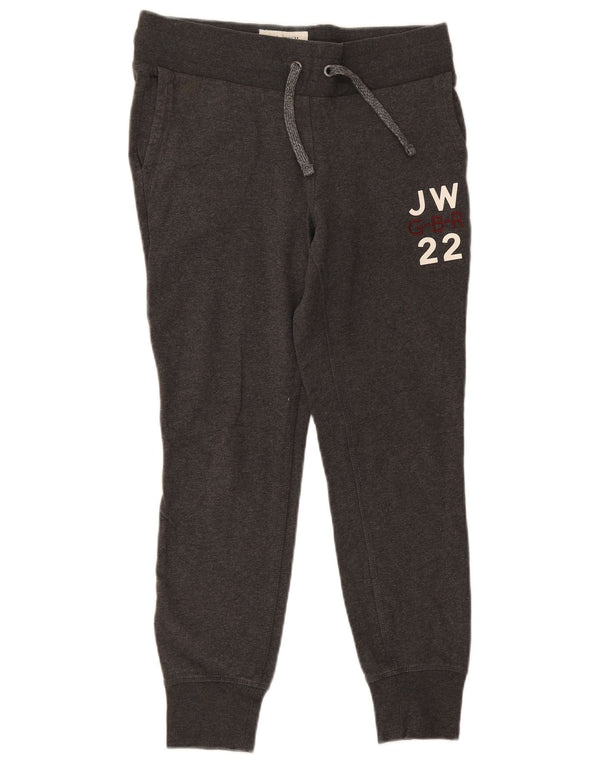 Jack Wills Graphic Tracksuit Bukser til kvinder Joggers UK 10 Small Grey