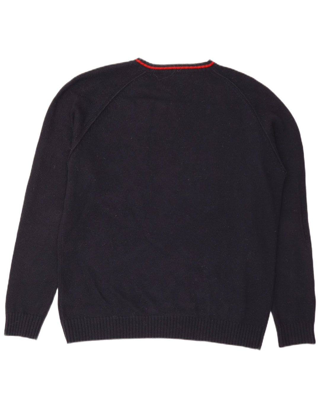 Slam Herre Boat Neck Jumper Sweater 2XL Navy Blue Uld