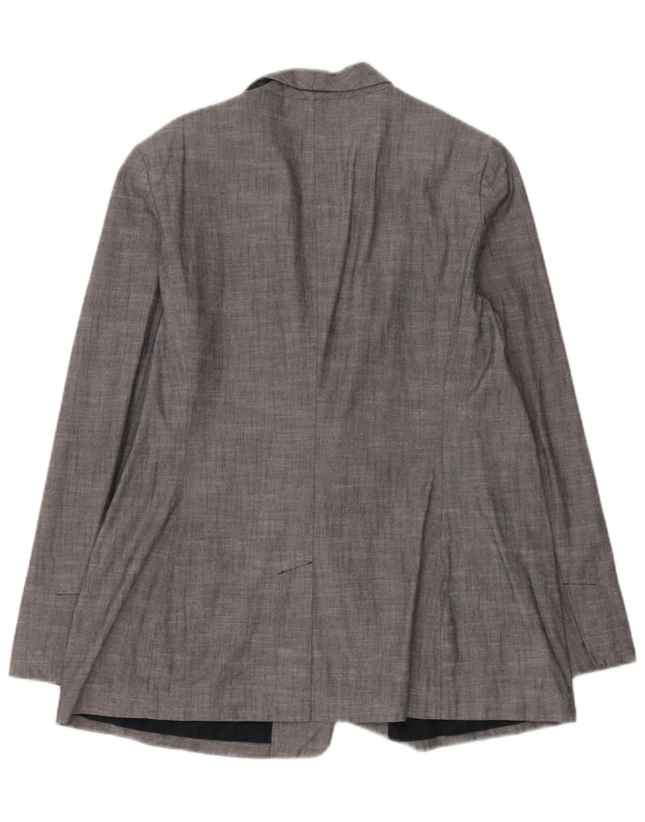 Gap Dame 2 Button Blazer Jacket UK 18 XL Blå Bomuld