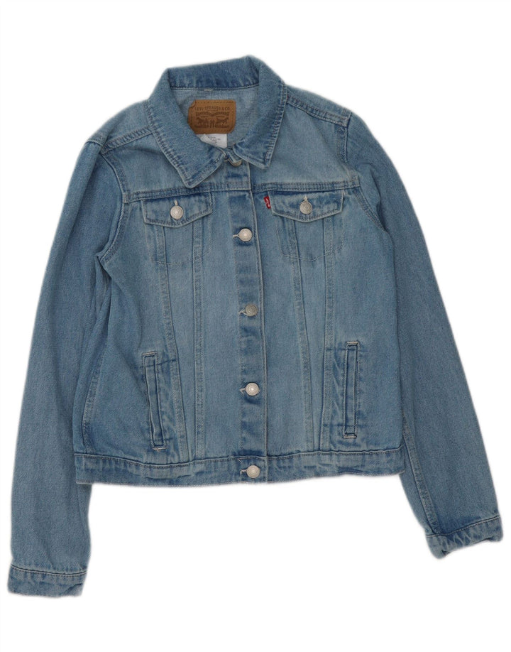 Levi's Girls Denimjakke 13-14 år XL Blå Bomuld