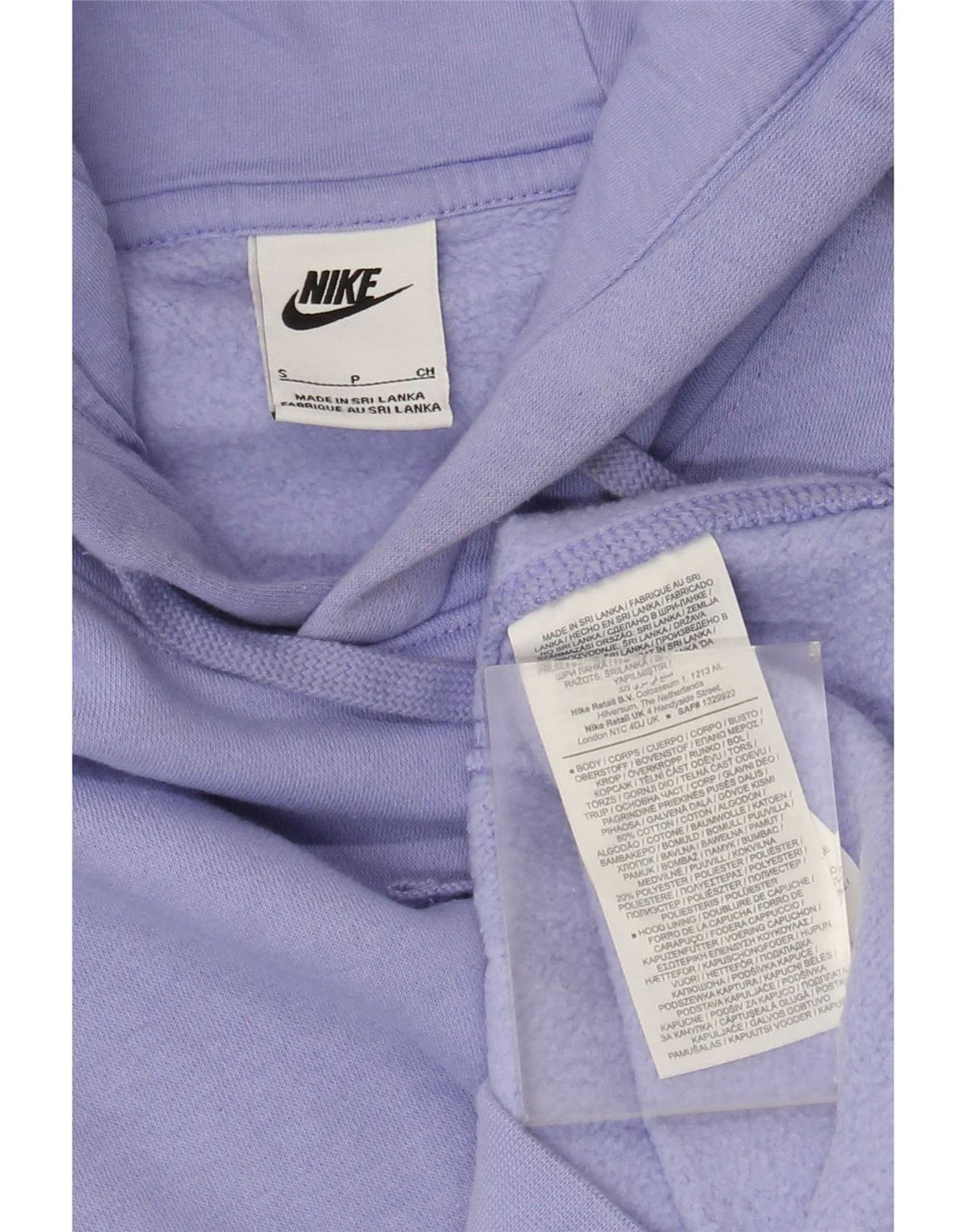 Nike hættetrøje til mænd, lille lilla bomuld