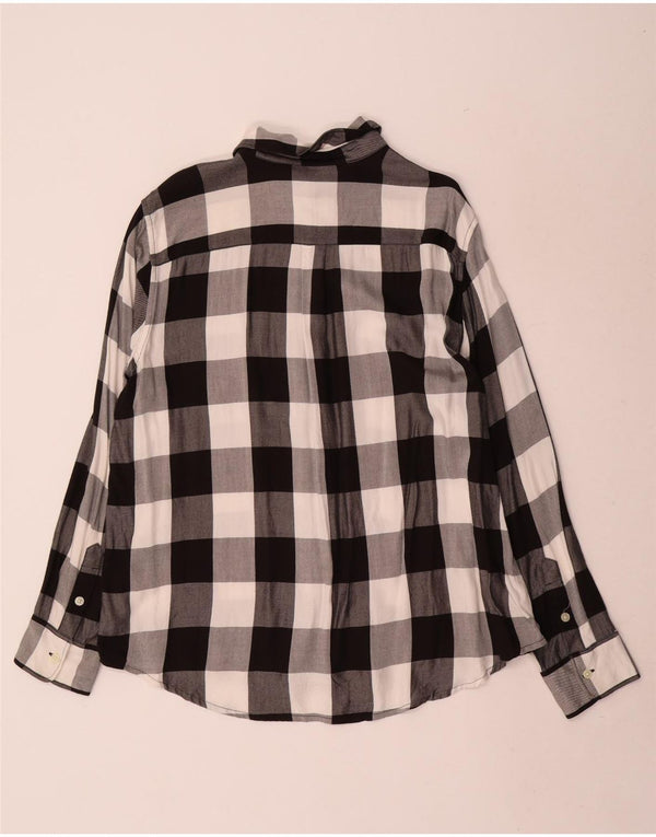 Levi's Womens Boyfriend Flanell Shirt UK 16 Large Black Gingham