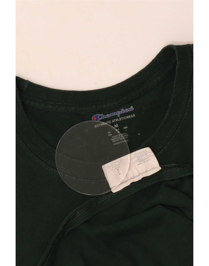 Champion Herre grafisk T-shirt Top mellemgrøn bomuld
