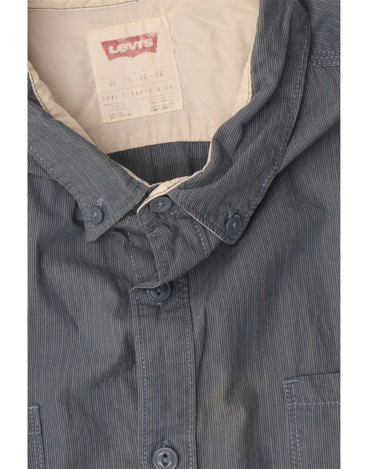 Levi's Herreskjorte XL Gråstribet bomuld