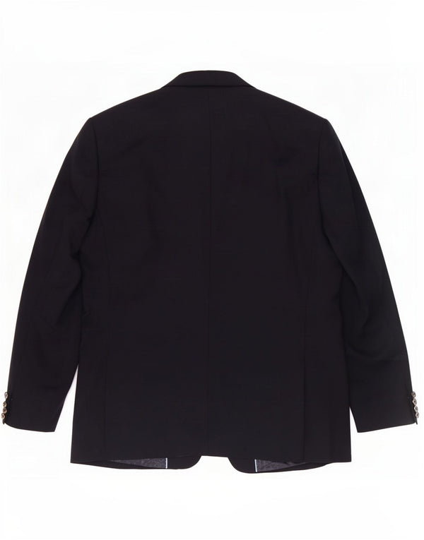 Marks & Spencer Herre 2-knaps blazerjakke UK 46 XL Navy Blue New Wool