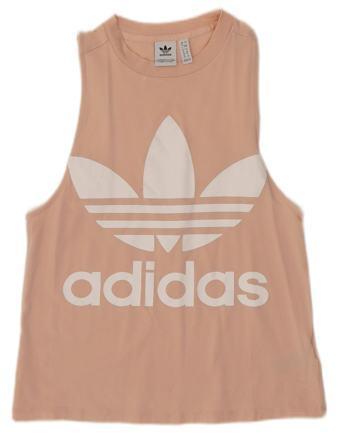 ADIDAS Grafisk Vest Top UK 8 Small Pink Bomuld