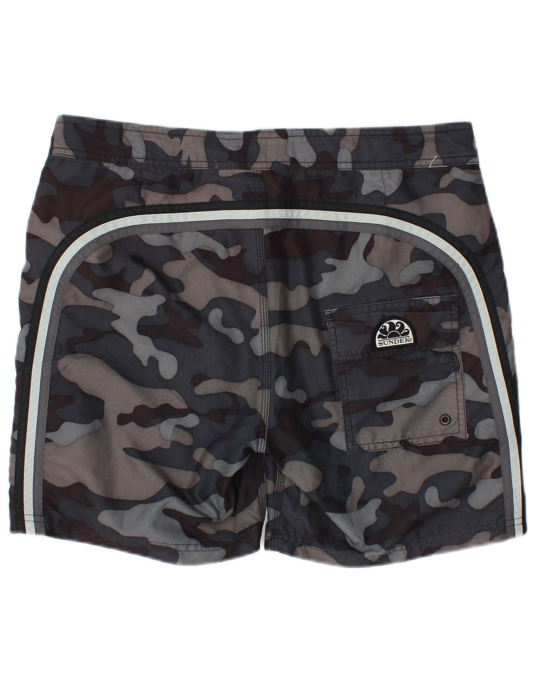 Sundek Herre badeshorts Medium Grå Camouflage Polyester