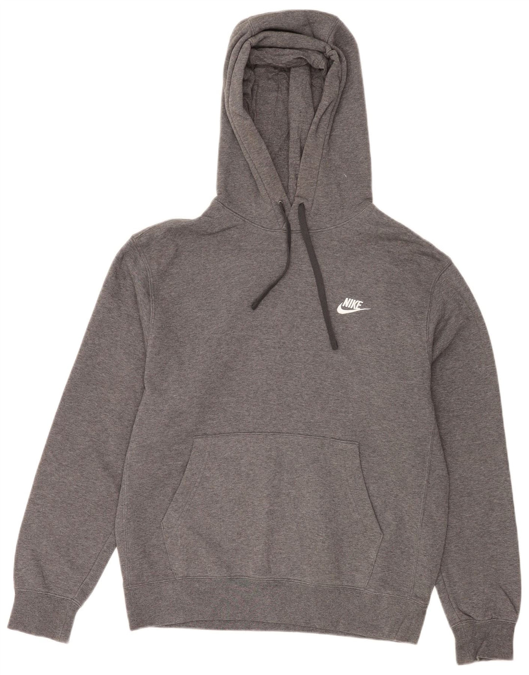 NIKE hættetrøje til mænd mellemgrå bomuld