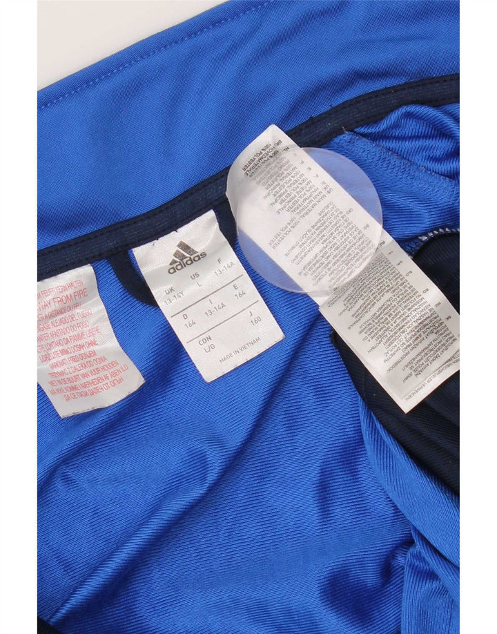 Adidas Træningsdragt Topjakke til drenge 13-14 år Navy Blue Colourblock