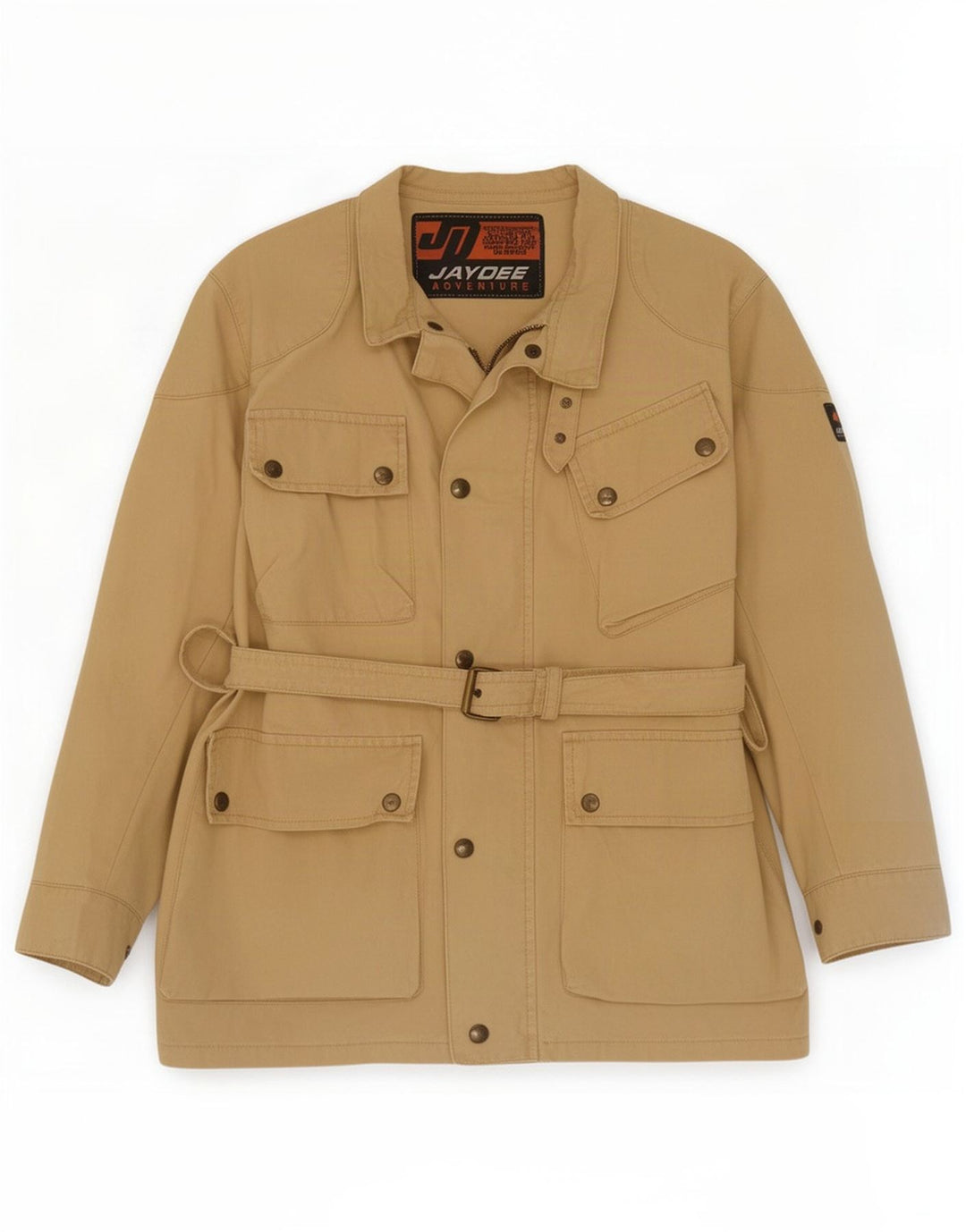 Vintage Herre Utility Jacket UK 36 Small Beige