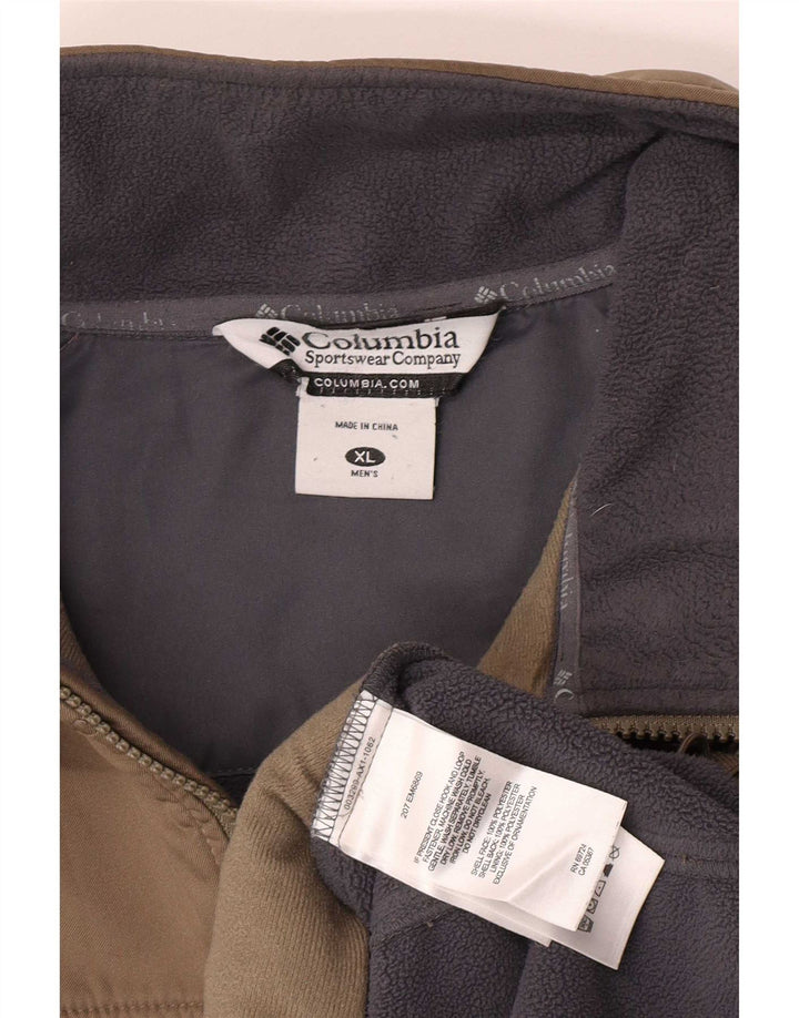 Columbia Herre Bomber Jacket UK 42 XL Khaki Polyester