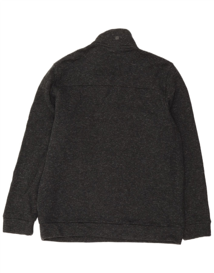 Mountain Warehouse Herre Zip Neck Sweatshirt Jumper XL Grå Flecked