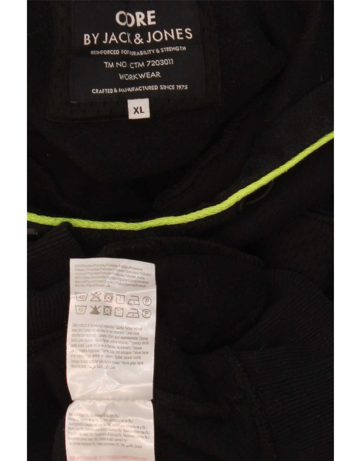 Jack & Jones Herre hættetrøje XL Sort Polyester