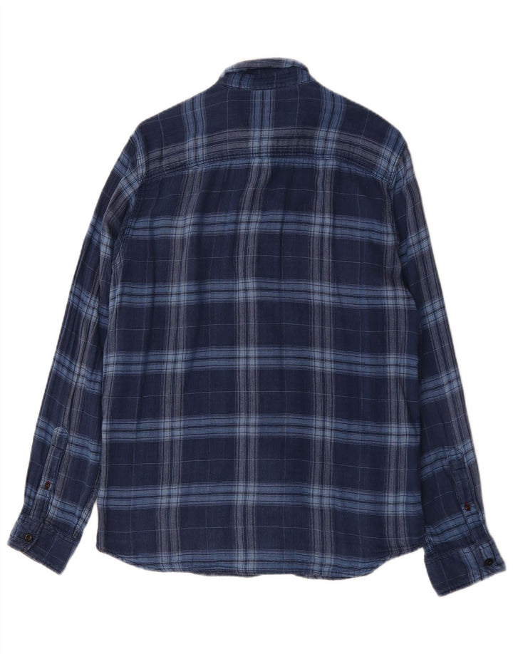 Jack & Jones herre flannelskjorte stor blå ternet