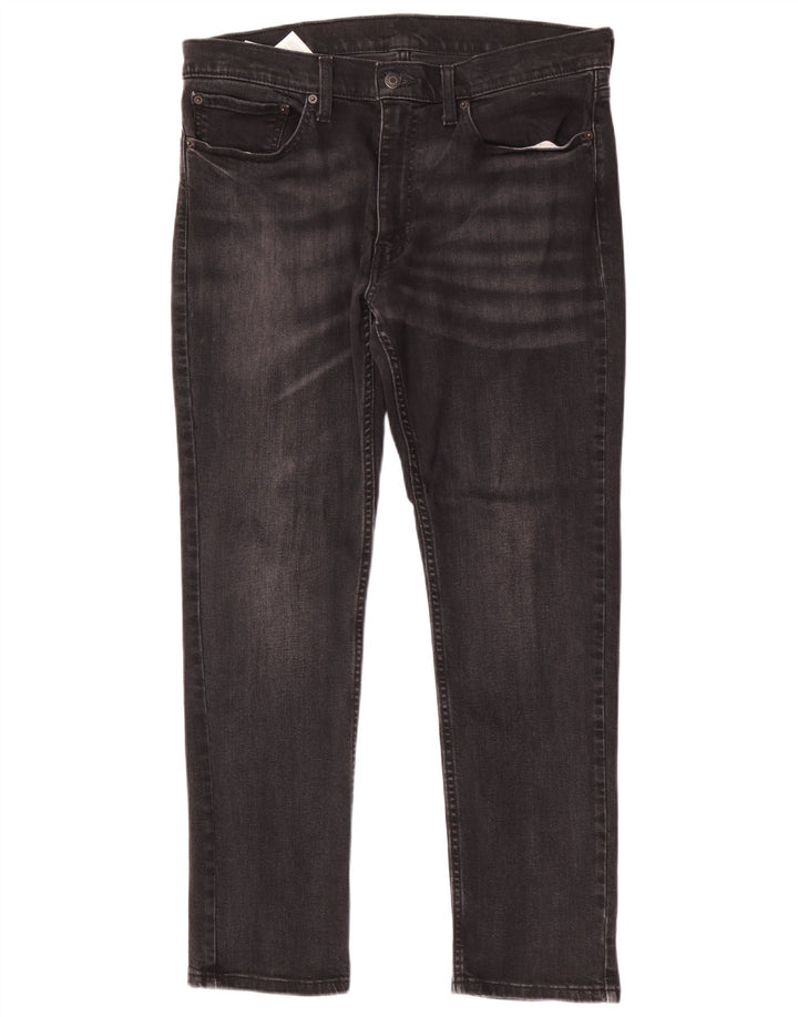 Levi's Herre 511 Slim Jeans W34 L30 Sort Bomuld