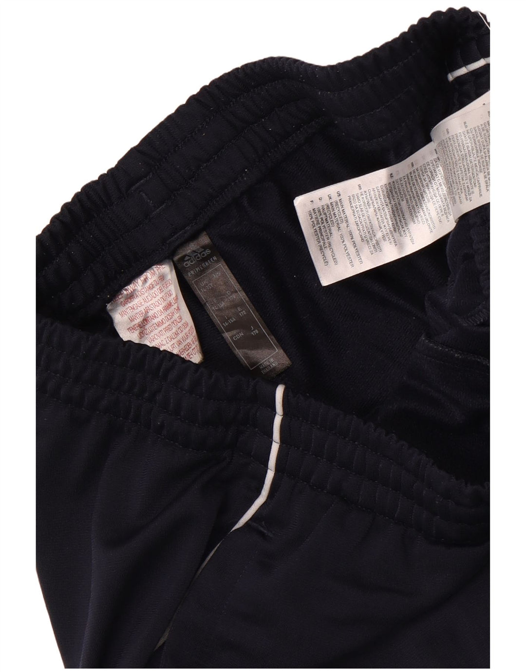 Adidas Drenge Træningsdragt Bukser Joggers 14-15 År Marineblå Polyester