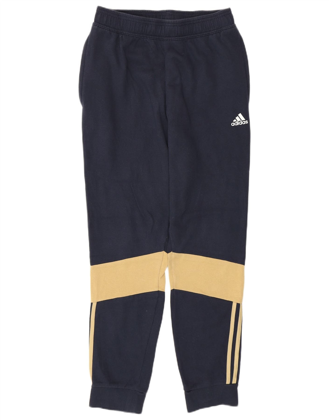 ADIDAS Træningsdragt til mænd Joggers Små marineblå Colourblock Bomuld