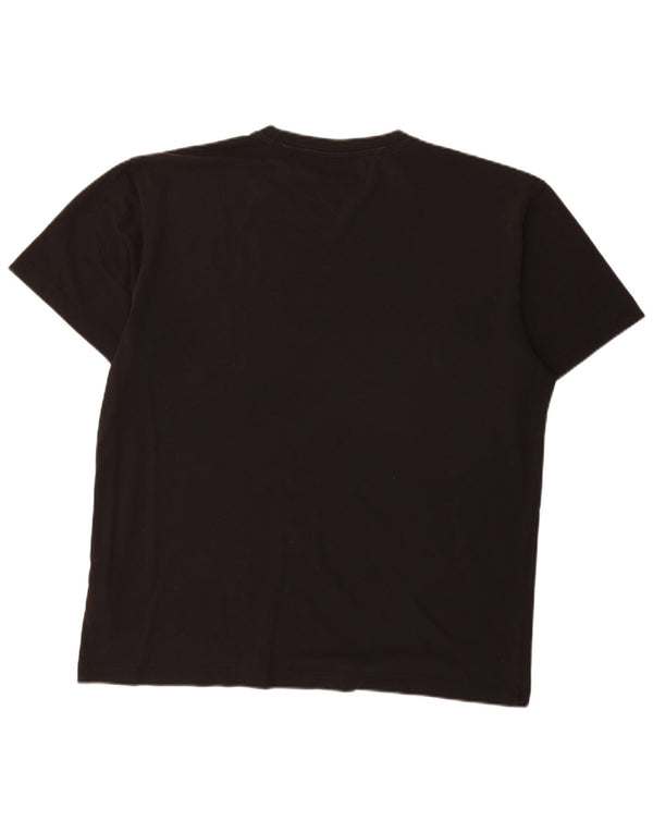 Tommy Hilfiger Herre Grafisk T-Shirt Top 2XL Sort